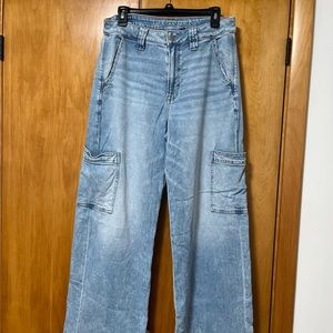 American Eagle wide leg jeans